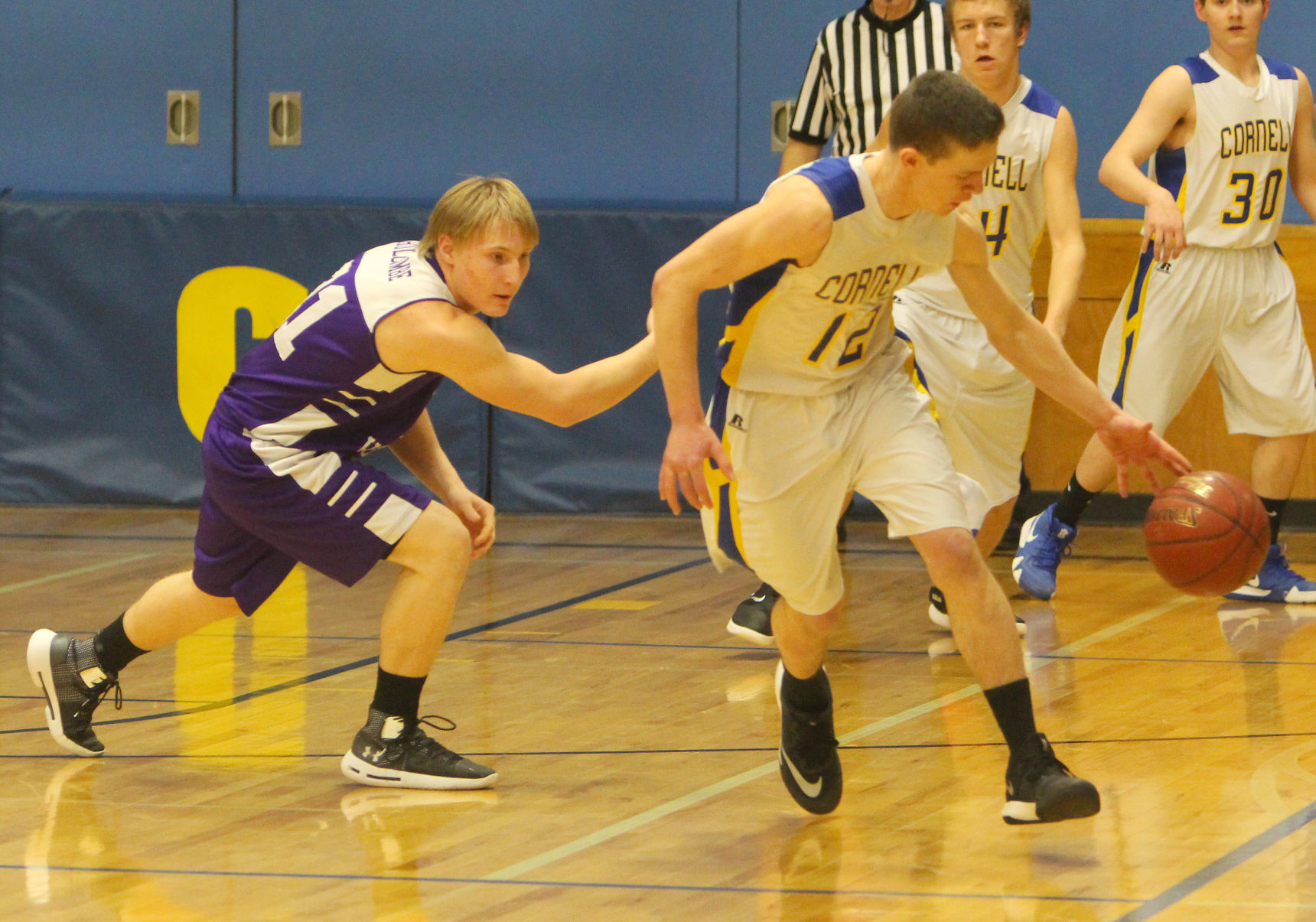 Lake Holcombe at Cornell boys basketball 1-10-19